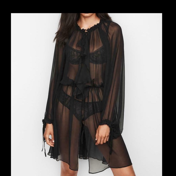 Victoria's Secret Other - Victoria’s Secret Very Sexy Chiffon Duster Robe